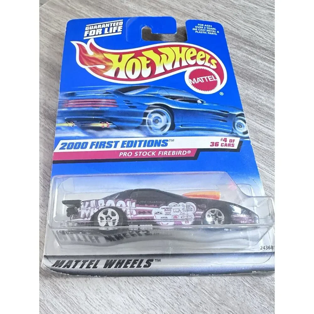 Hot Wheels 2000 First Editions 4/36 #64 Pro Stock Firebird Black w/ 5SPs H57